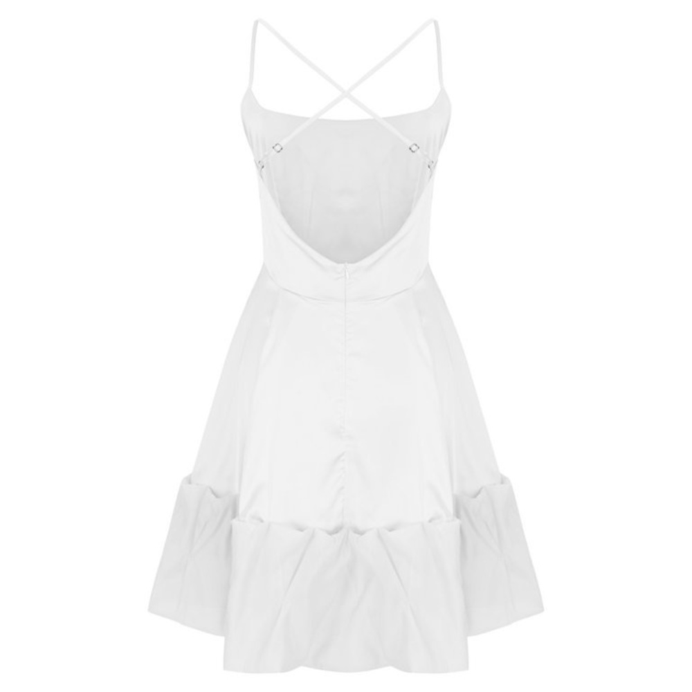 Cherley Ruffle Hem Mini Dress - Picture 4 of 9